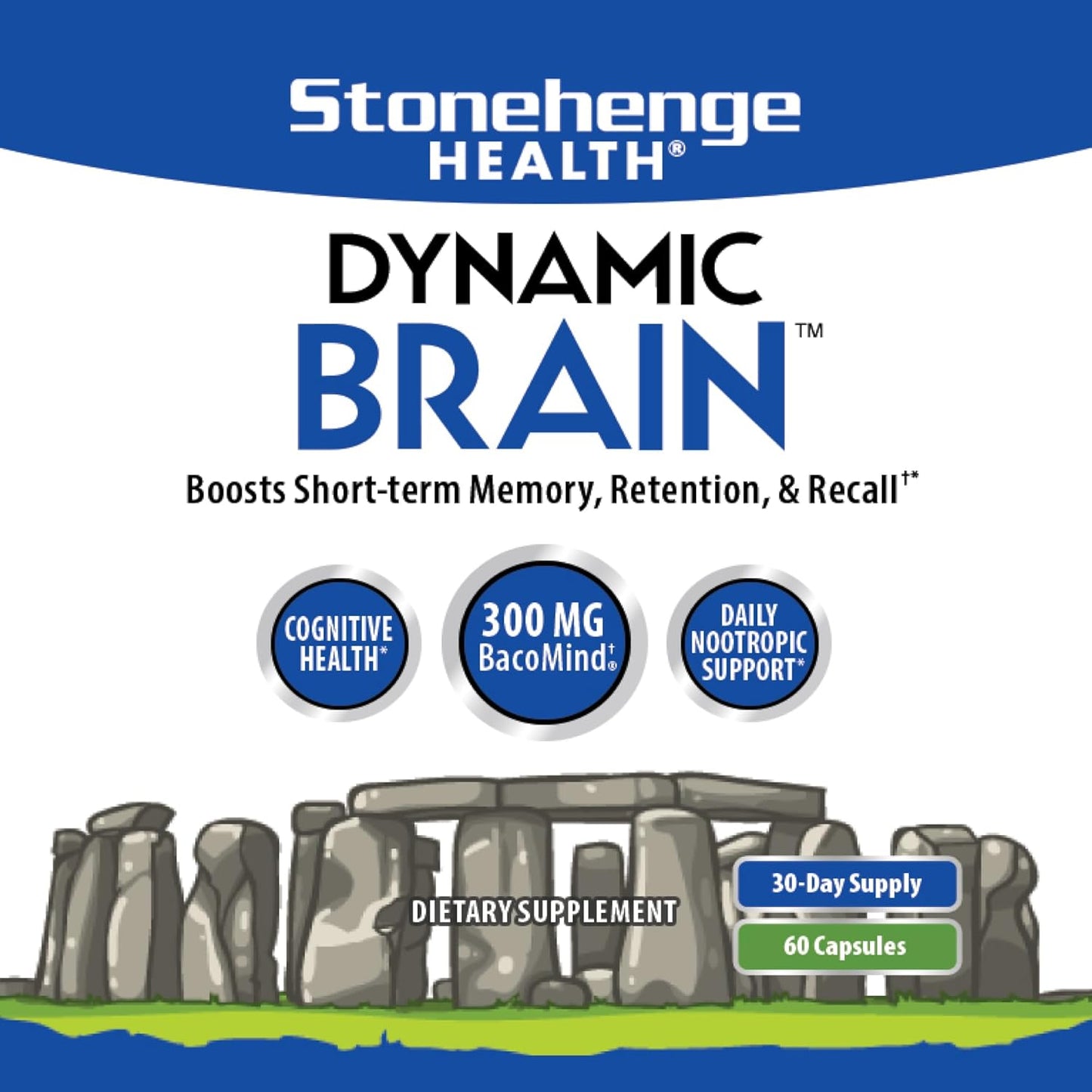 Stonehenge Health Dynamic Brain Supplement Capsules