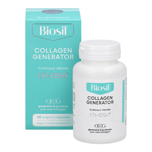 Biosil Collagen Generator - 60 Capsules - with Patented ch-OSA Complex - Generates & Protects Your Own Collagen - GMO Free - 60-Day Supply