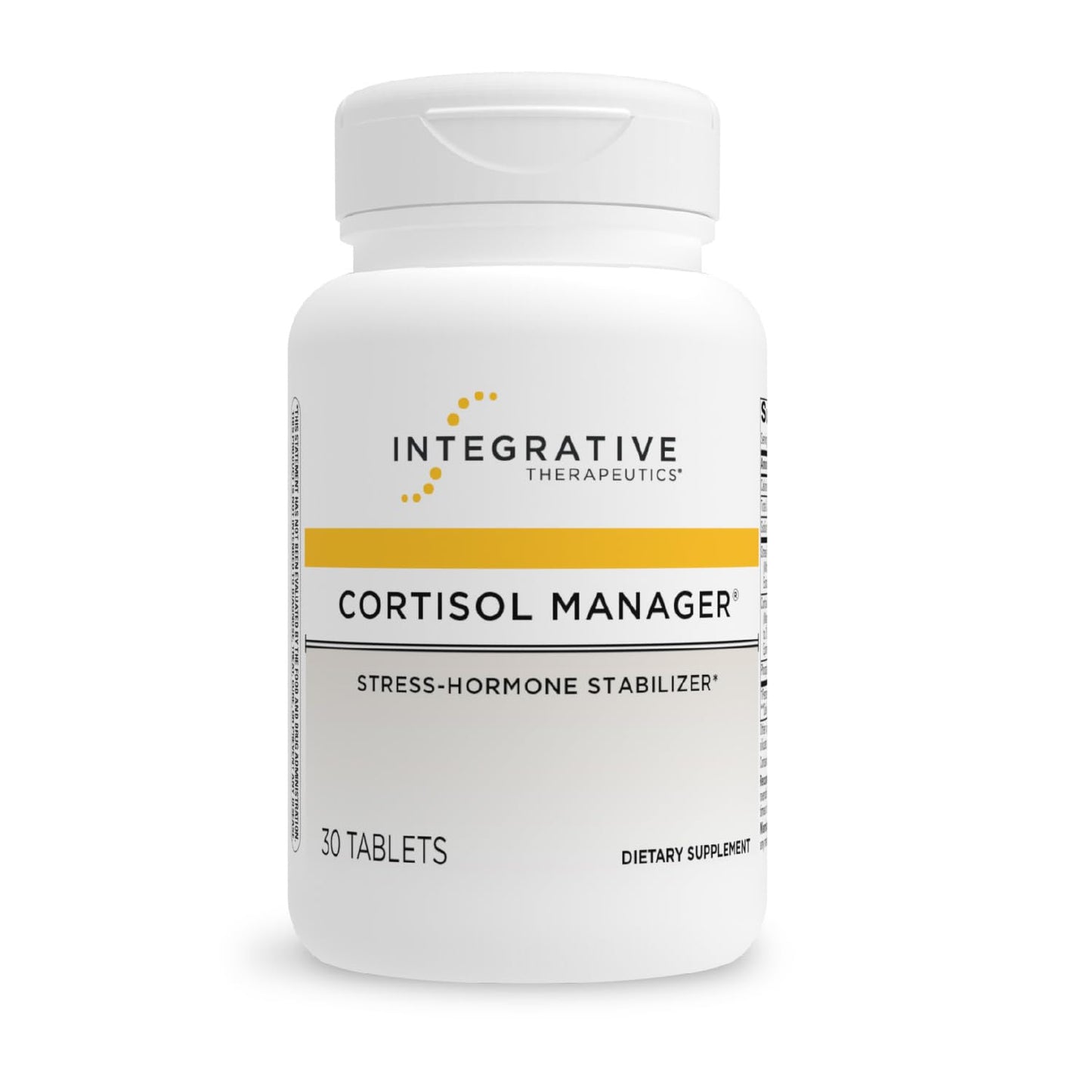 Integrative Therapeutics Cortisol Manager - Adrenal Health Support Supplement for Healthy Stress Response* - Vegan, Dairy-Free & Gluten-Free - 90 Capsules (45 Servings)