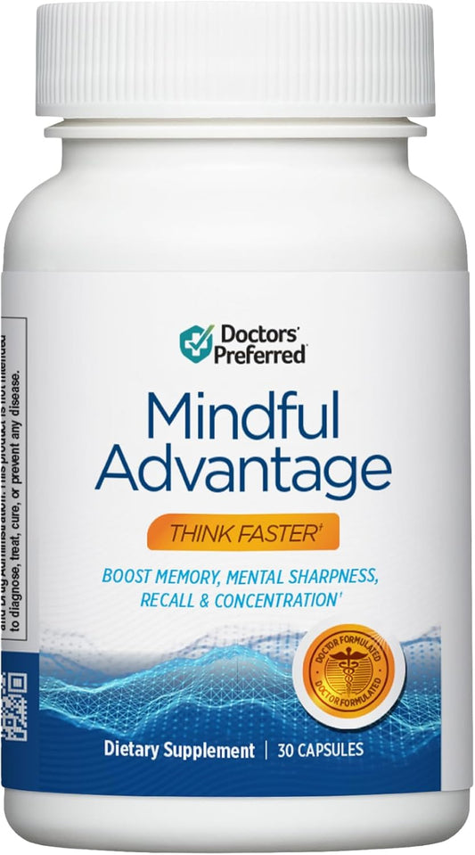 Brain Supplements for Memory and Focus 30 Capsules