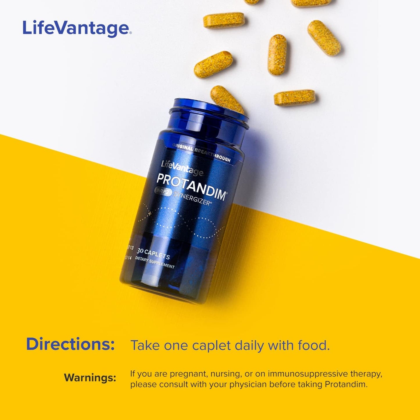 Protandim Nrf2 Synergizer (30 Caps) Nrf2 Activator, Healthy Aging Supplement, Antioxidants Fight Oxidative Stress, 5 Herb Blend, Supports Cellular Health, Ashwagandha, Turmeric, Milk Thistle