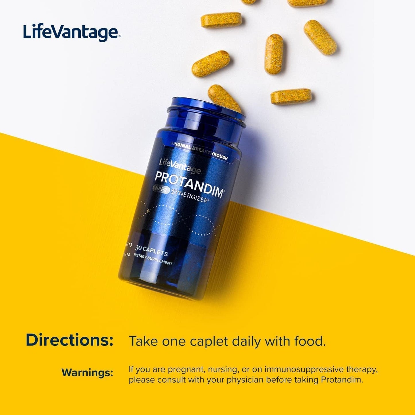 Protandim Nrf2 Synergizer (30 Caps) Nrf2 Activator, Healthy Aging Supplement, Antioxidants Fight Oxidative Stress, 5 Herb Blend, Supports Cellular Health, Ashwagandha, Turmeric, Milk Thistle