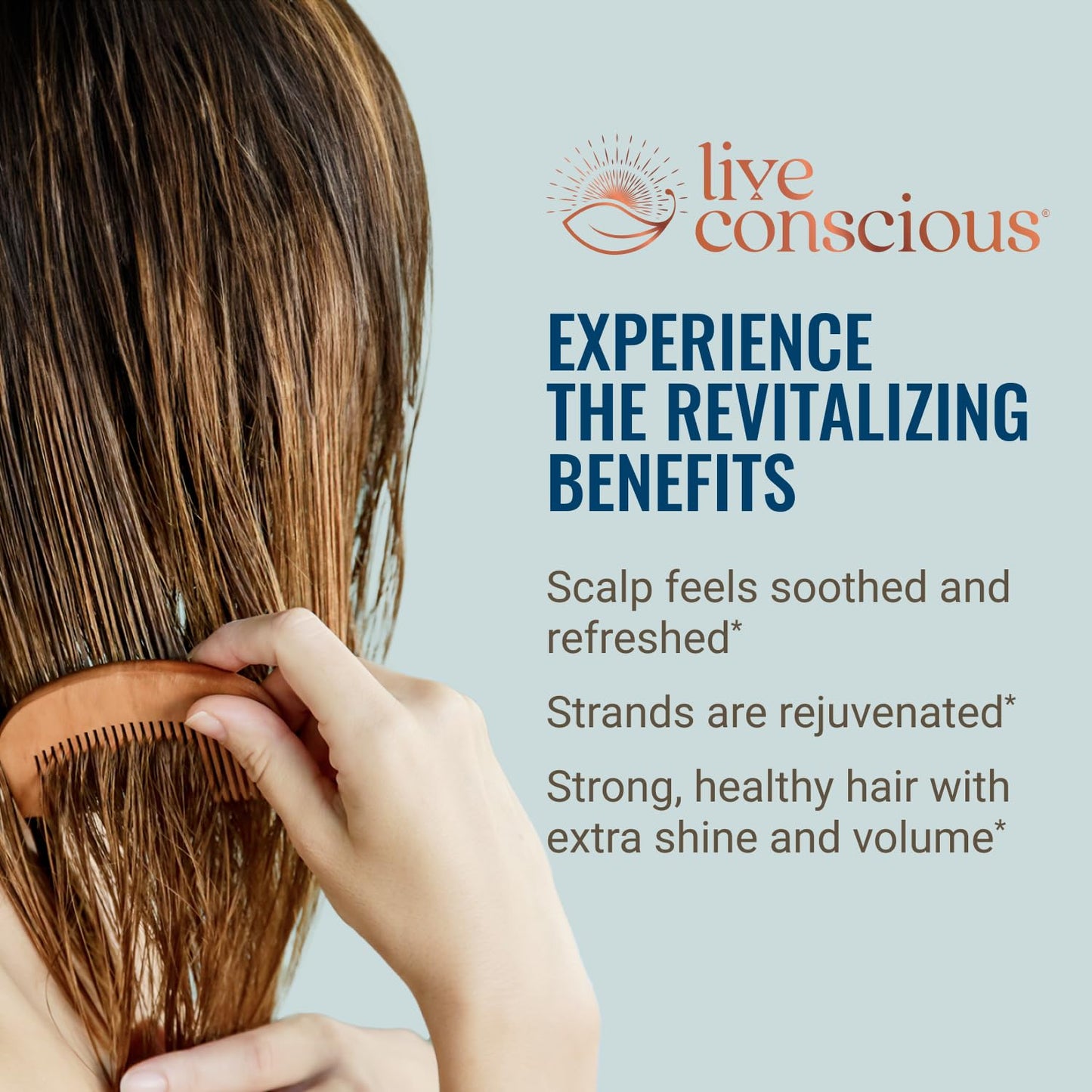 Hair La Vie – Revitalizing Hair Blend by Live Conscious (60 Capsules)