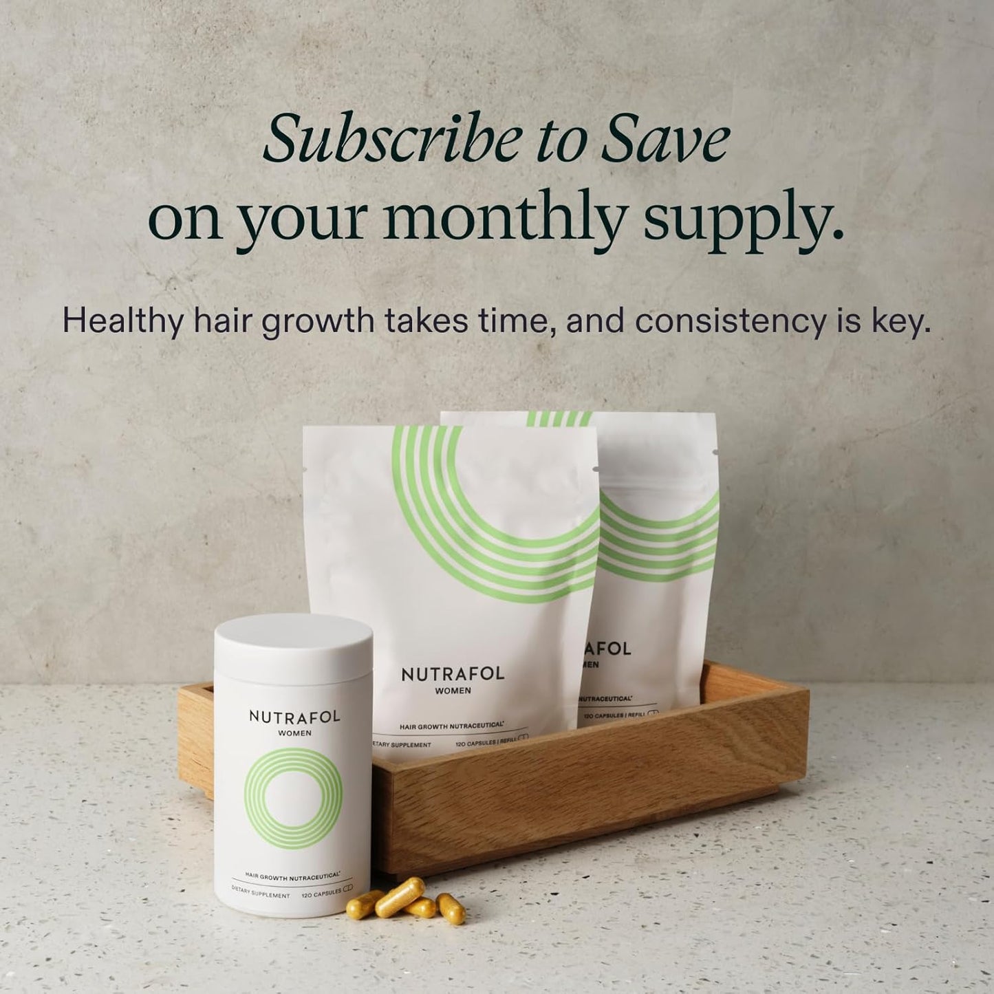 Nutrafol Women's Balance Hair Growth Supplement – Age 18-44