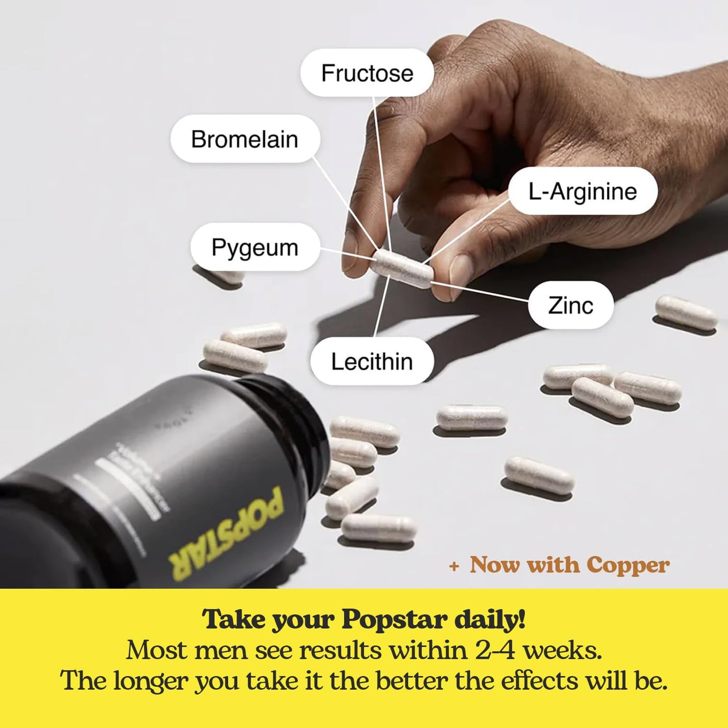 POPSTAR Volume Booster + Taste - 120 Capsules