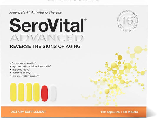 Serovital Advanced for Women - Anti-Aging Supplement for Women - HGH Supplements for Women - Skin Benefits, Energy, and Sleep - 30 Servings - Jia Sales
