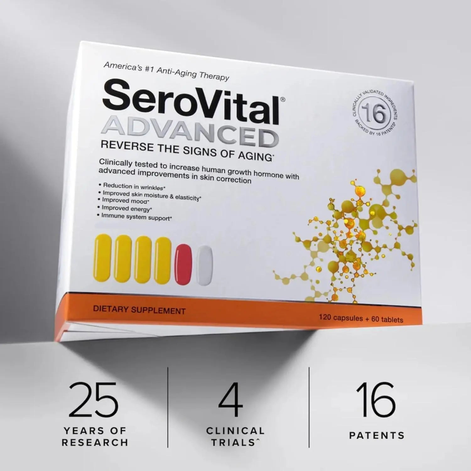 Serovital Advanced for Women - Anti-Aging Supplement for Women - HGH Supplements for Women - Skin Benefits, Energy, and Sleep - 30 Servings - Jia Sales